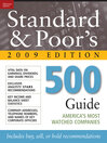 Standard & Poor's 500 Guide 2009